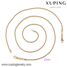 63875 Xuping simple style fashion jewelry gold plated sets without stone